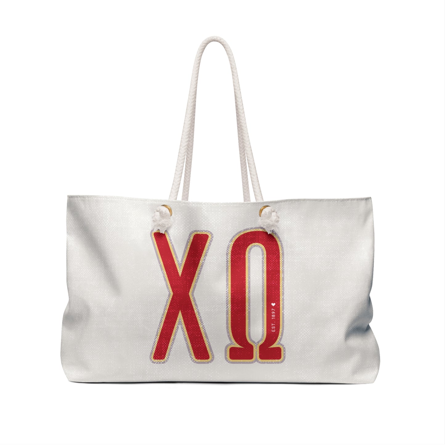 Chi Omega Big Letters Bag