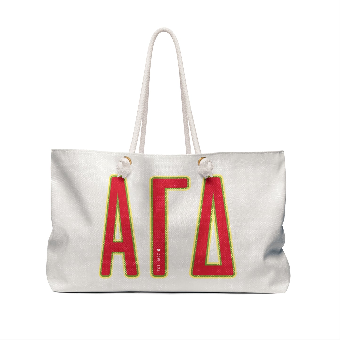 Alpha Gamma Delta Big Letters Bag