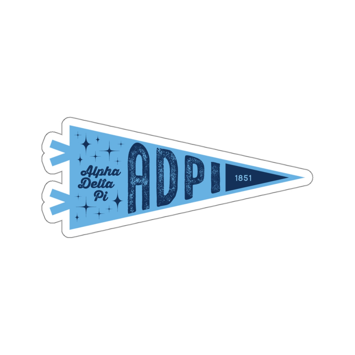 ADPI Sparkle Pennant Sticker