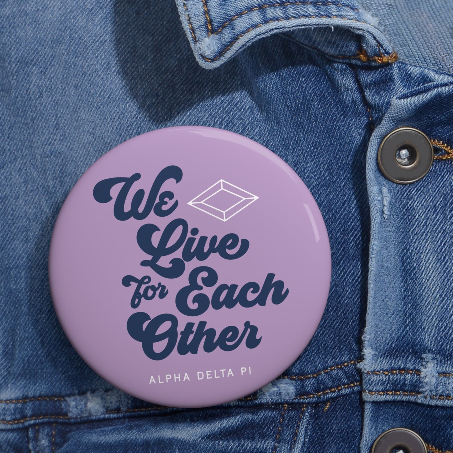 Alpha Delta Pi Open Motto Button