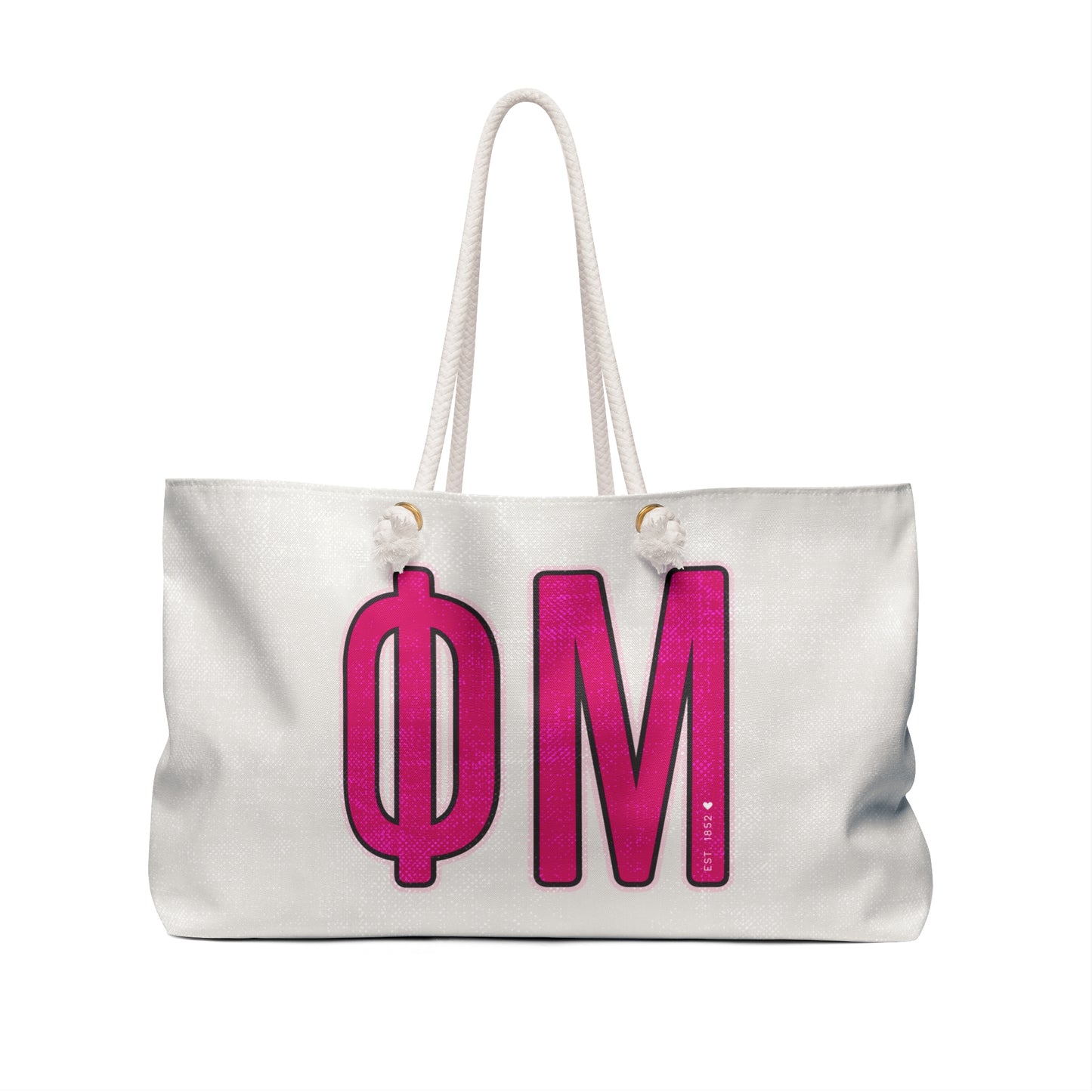 Phi Mu Big Letters Bag
