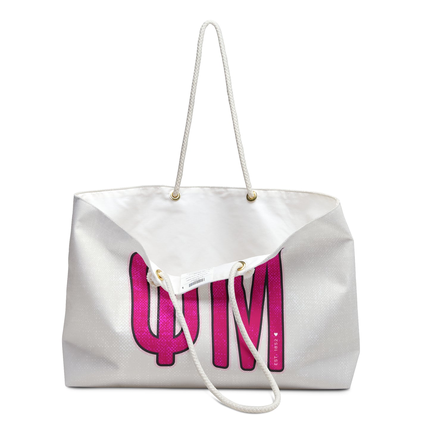 Phi Mu Big Letters Bag