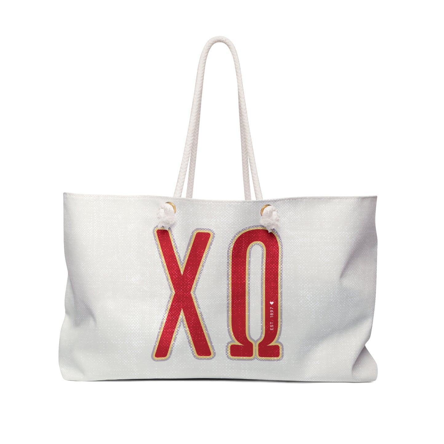 Chi Omega Big Letters Bag