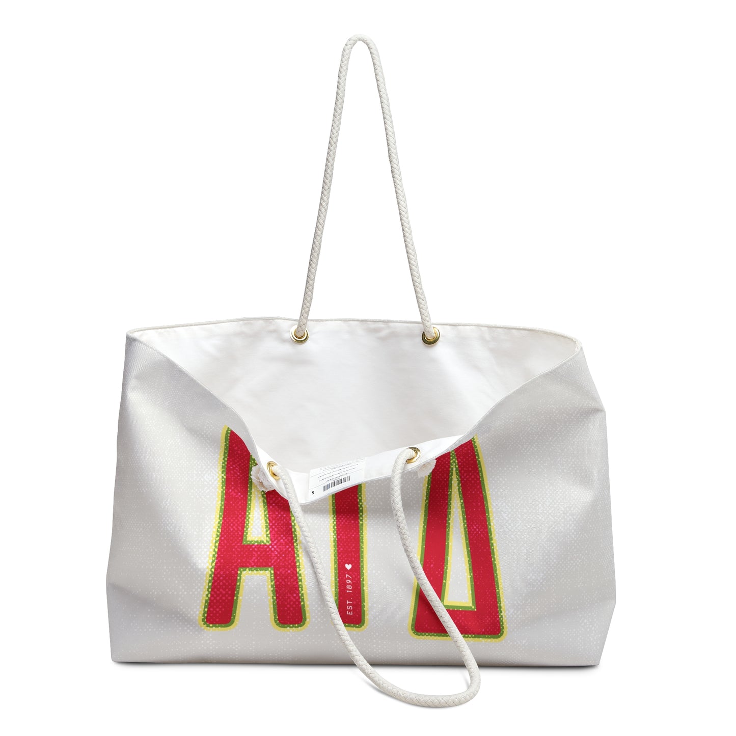 Alpha Gamma Delta Big Letters Bag