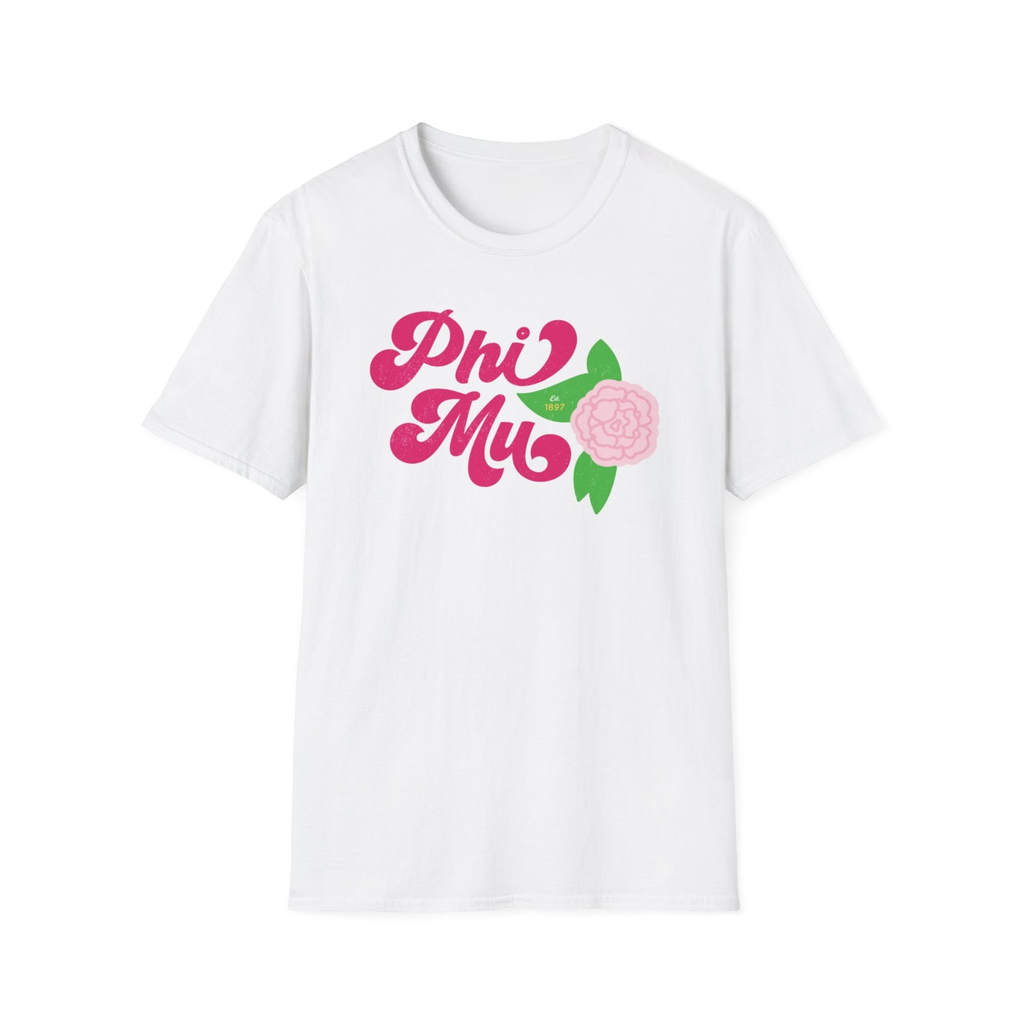 Phi Mu Flower Tee