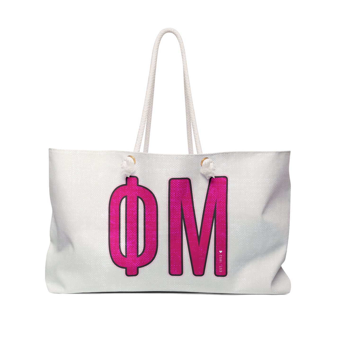 Phi Mu Big Letters Bag