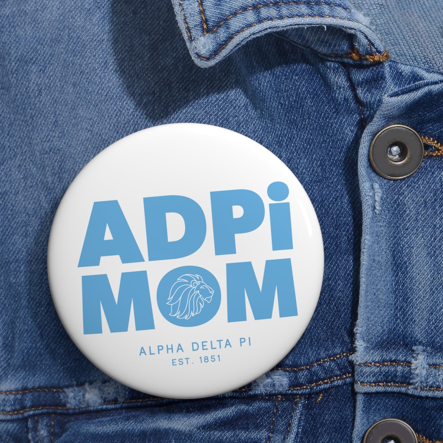 ADPi Mom Button