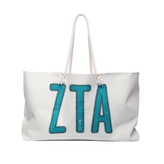 Zeta Tau Alpha Big Letters Bag