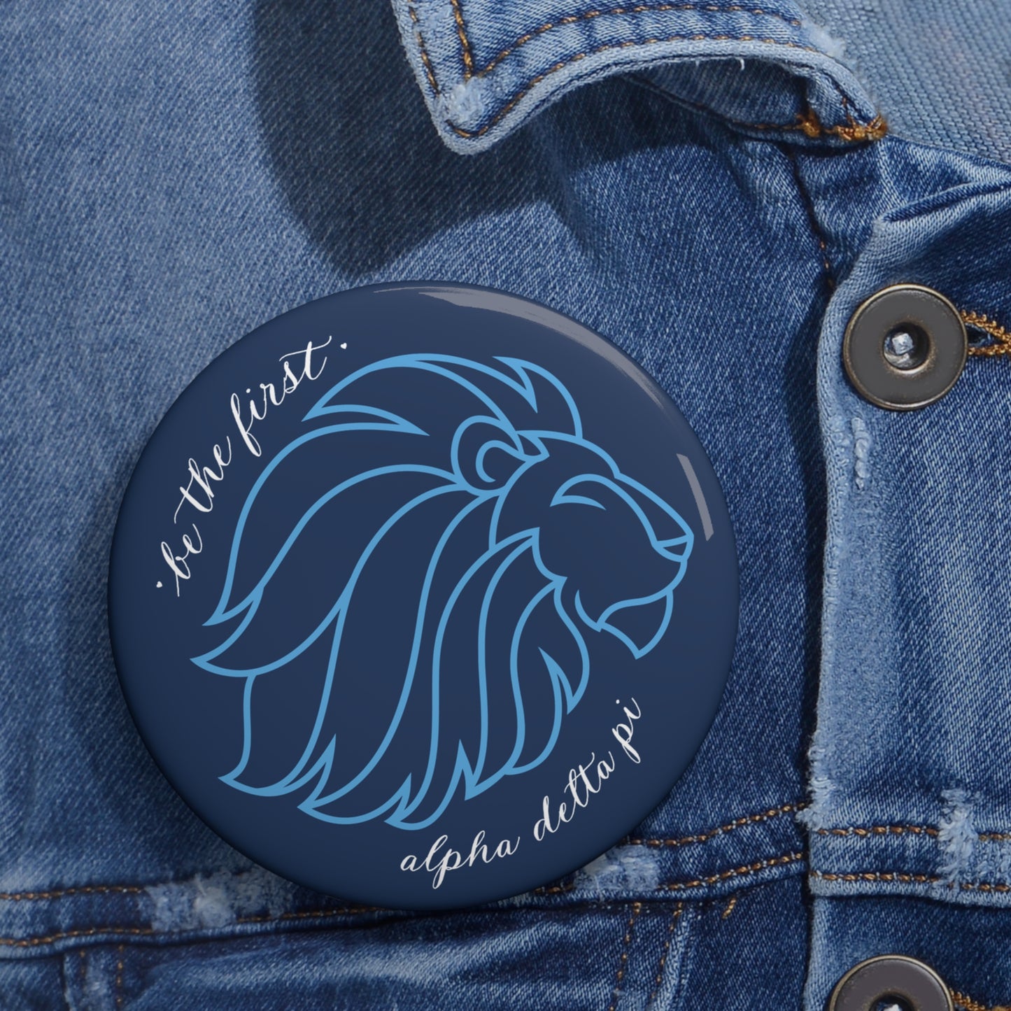 Alpha Delta Pi Alphie Button
