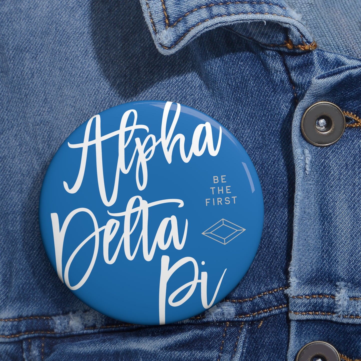 Alpha Delta Pi Fancy Button