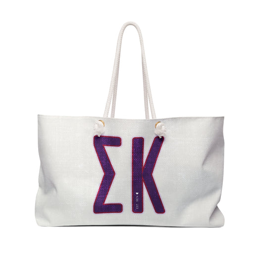 Sigma Kappa Big Letters Bag