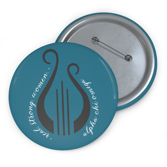 Alpha Chi Omega Lyre Button