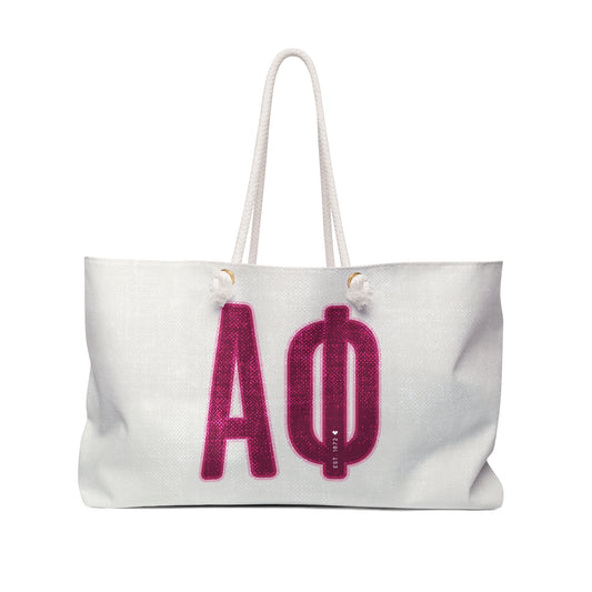 Alpha Phi Big Letters Bag