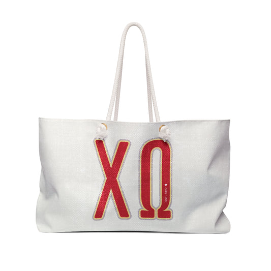 Chi Omega Big Letters Bag