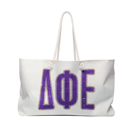 Delta Phi Epsilon Big Letters Bag