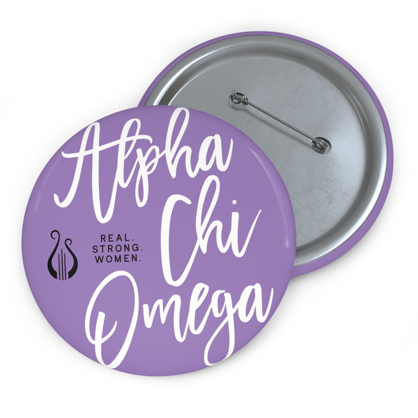 Alpha Chi Omega Fancy Button