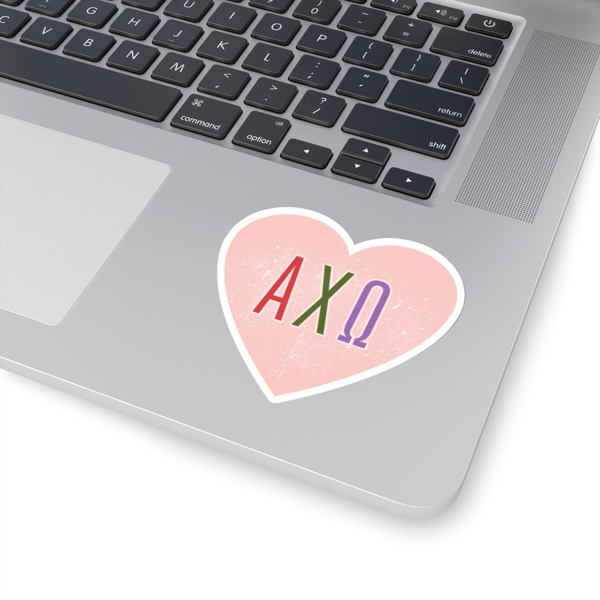 Alpha Chi Omega Heart Sticker