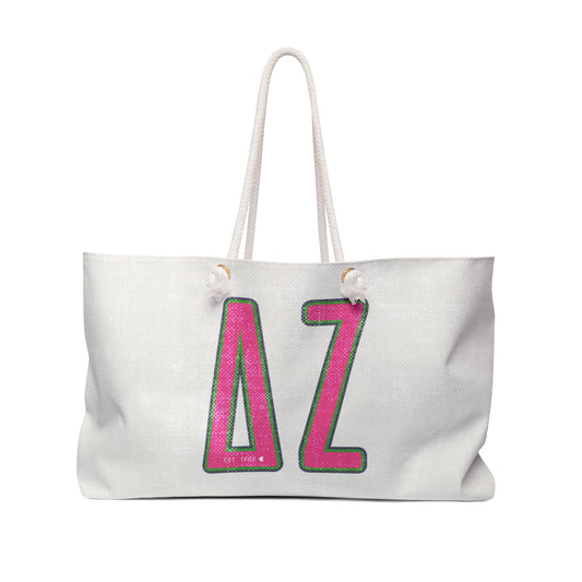 Delta Zeta Big Letters Bag